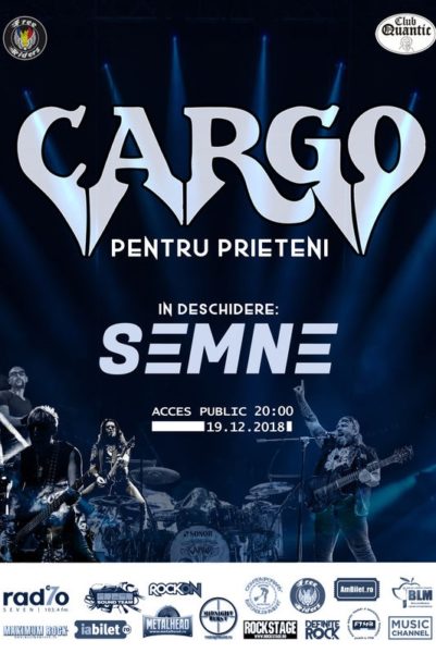 Poster eveniment Cargo - concert pentru prieteni