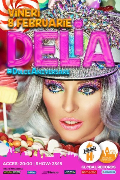 Poster eveniment Delia - #DulceAniversare