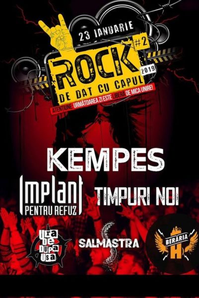 Poster eveniment Rock de Dat cu Capul 2019