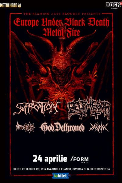 Poster eveniment Suffocation, Belphegor & God Dethroned