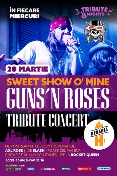 Poster eveniment Sweet Show O\' Mine // Guns N\' Roses Tribute