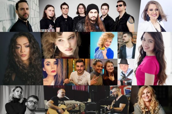 Concurenții din prima semifinală Eurovision România 2019