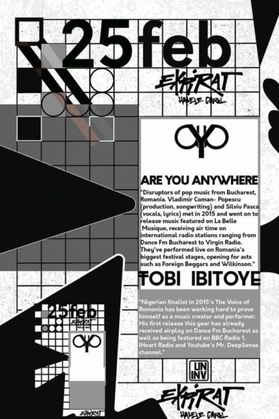Poster eveniment Are You Anywhere / Tobi Ibitoye