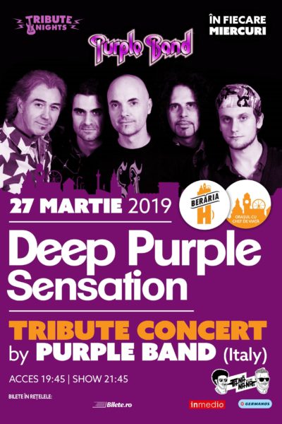 Poster eveniment Deep Purple Tribute