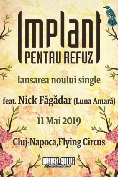 Poster eveniment Implant Pentru Refuz - lansare single