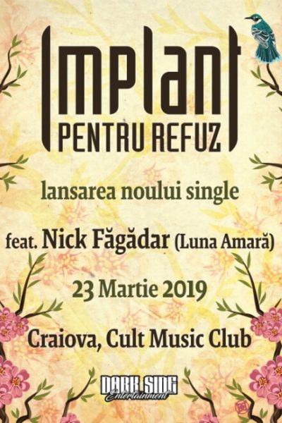 Poster eveniment Implant Pentru Refuz - lansare single