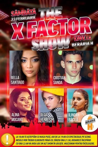 Poster eveniment The X Factor Show