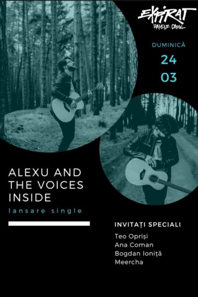 Poster eveniment Alexu and The Voices Inside - lansare single