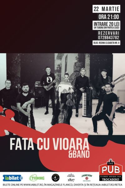 Poster eveniment Fata cu Vioara & Band