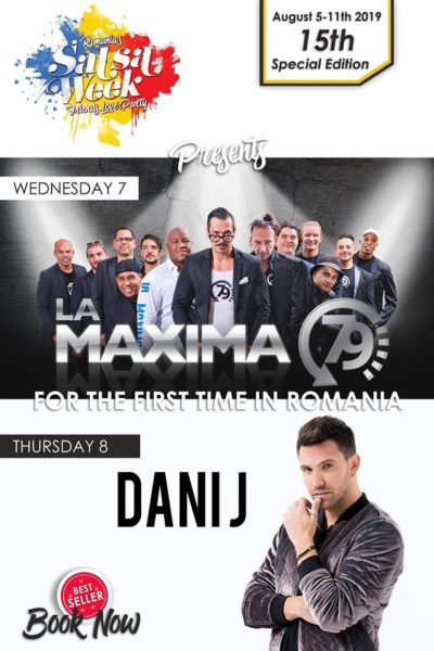 Poster eveniment Festival România Salsa Week 2019