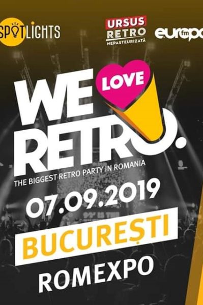 Poster eveniment We Love Retro 2019 București