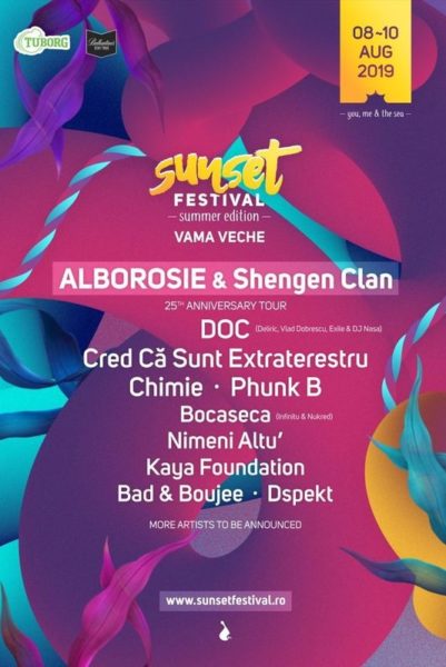 Poster eveniment Sunset Festival 2019