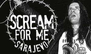 Scream for Me Sarajevo concert Bruce Dickinson poster
