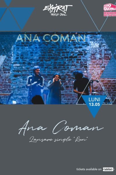 Poster eveniment Ana Coman - lansare single & videoclip