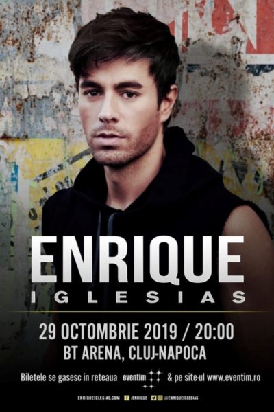 Poster eveniment Enrique Iglesias