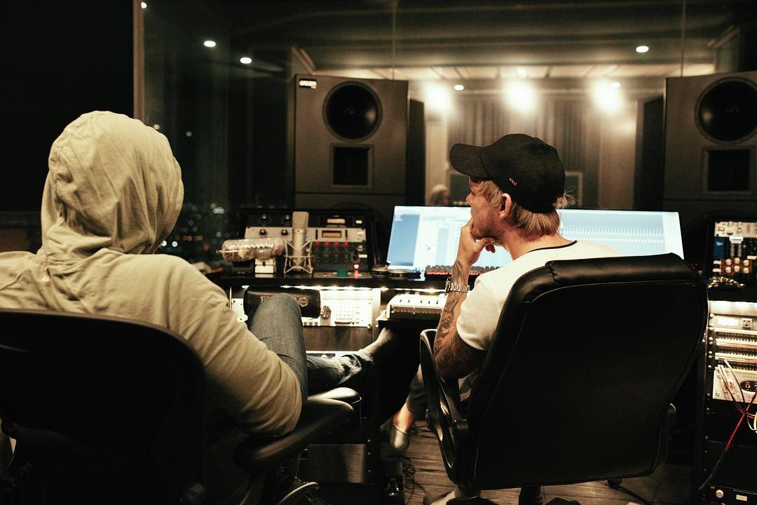 Avicii in the studio 2018
