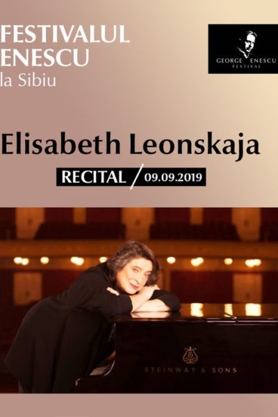 Poster eveniment Recital Elisabeth Leonskaja - Festivalul Enescu la Sibiu