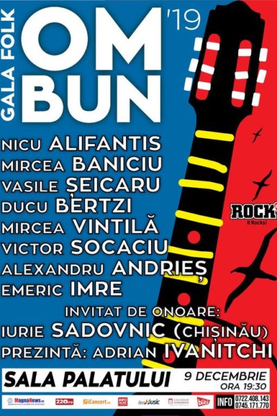 Poster eveniment Gala Folk \"Om bun\" 2019