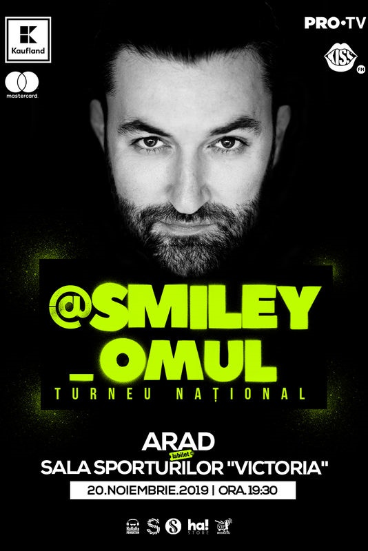 Turneu Smiley Omul La Arad In Noiembrie 2019 Bilete