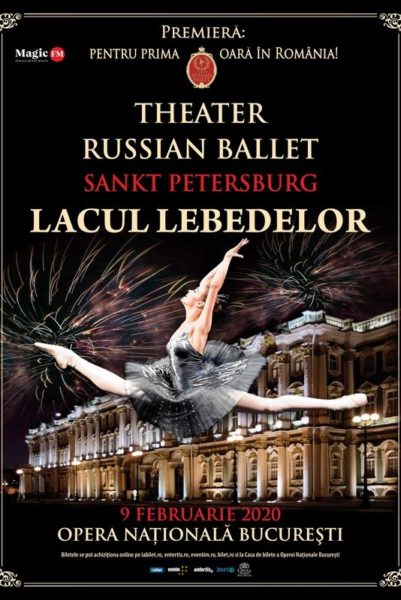 Poster eveniment Theatre Russian Ballet - Lacul Lebedelor