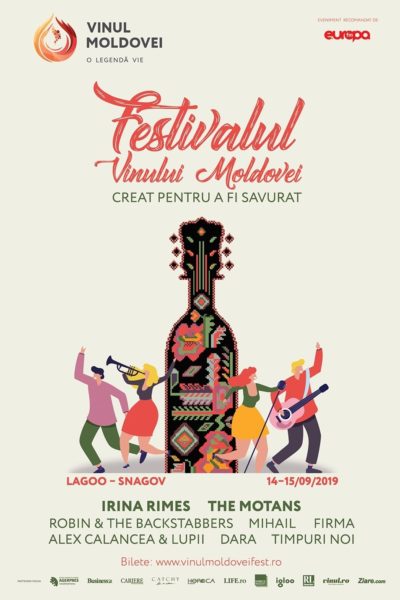 Poster eveniment Festivalul Vinului Moldovei 2019