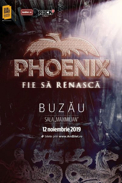 Poster eveniment Phoenix - turneu \"Fie să renască\"