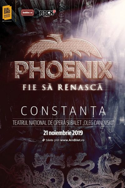 Poster eveniment Phoenix - turneu \"Fie să renască\"