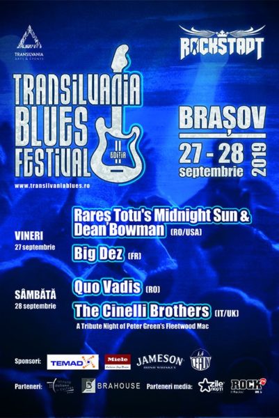 Poster eveniment Transilvania Blues Festival 2019
