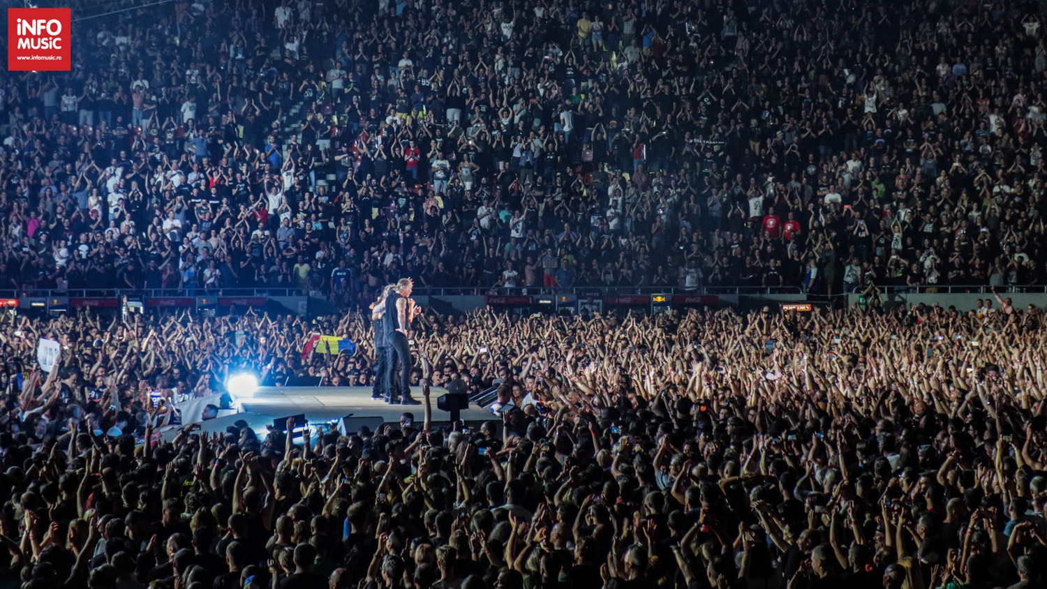 Publicul la concertul Metallica la București pe 14 august 2019