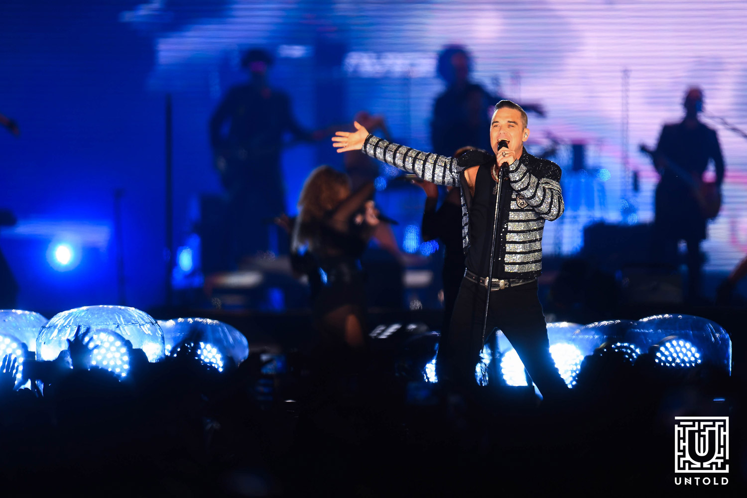 Robbie Williams în concert la UNTOLD 2019