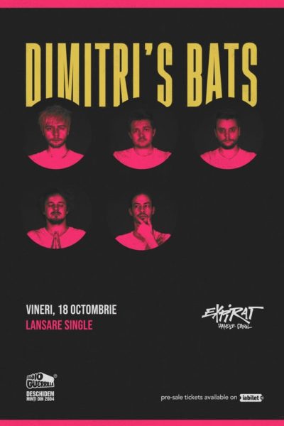 Poster eveniment Dimitri\'s Bats - lansare single