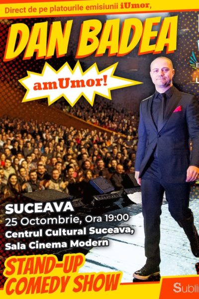 Poster eveniment Stand Up Comedy: Dan Badea - amUmor
