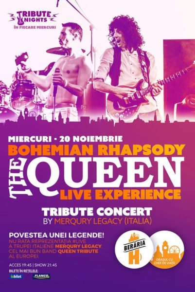 Poster eveniment Bohemian Rhapsody QUEEN Tribute Show