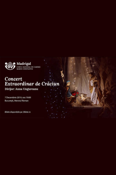 Poster eveniment Corul Madrigal - Concert de Crăciun 2019