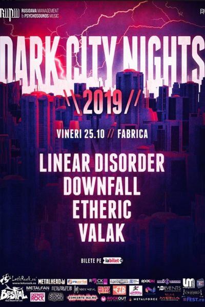 Poster eveniment Dark City Nights 2019