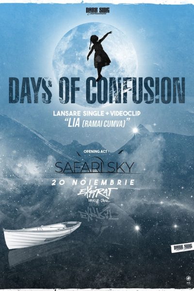 Poster eveniment Days of Confusion - lansare \"LIA\" (Rămâi Cumva)