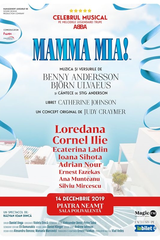 Turneu Mamma Mia La Piatra Neamț In Decembrie 2019 Bilete