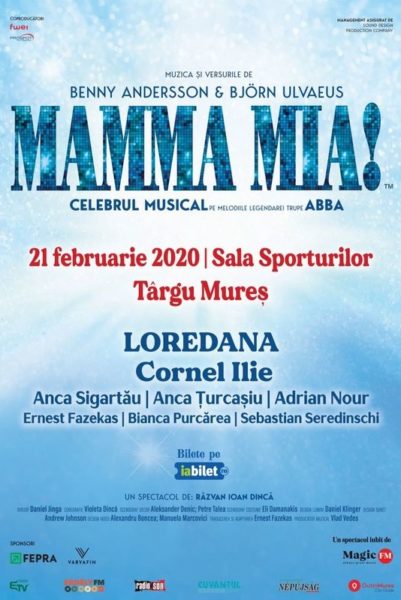 Poster eveniment Mamma Mia - ANULAT