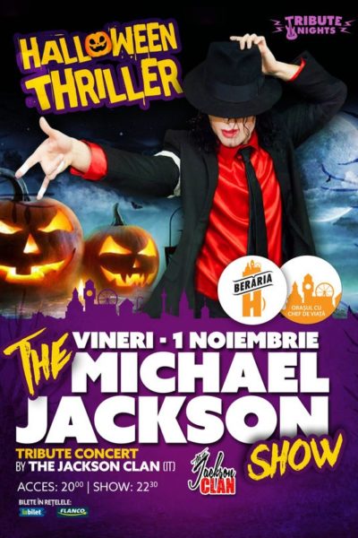 Poster eveniment Michael Jackson - Thriller - Halloween Special