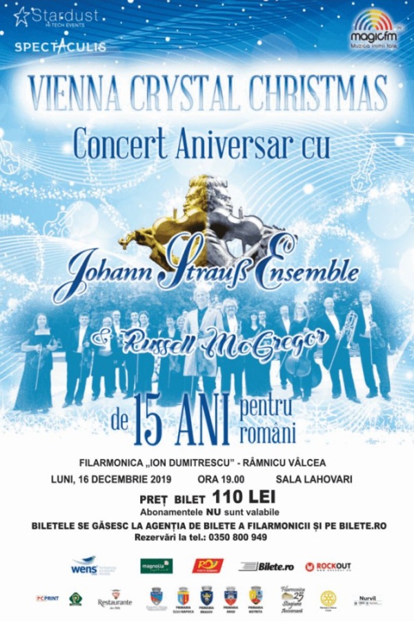 Concert Vienna Crystal Christmas La Ramnicu Valcea Bilete