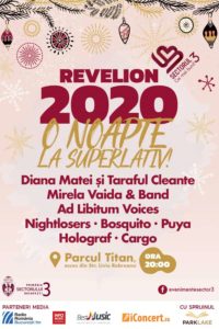 Revelion 2020 în Parcul Titan