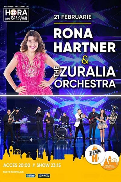 Poster eveniment Rona Hartner & The Zuralia Orchestra