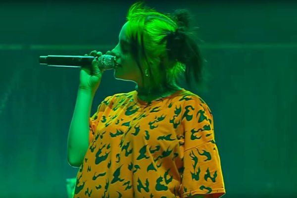Billie Eilish live în 2019 (Screenshot)
