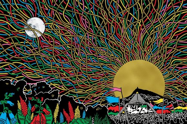 Glastonbury (artwork realizat de Stanley Donwood)