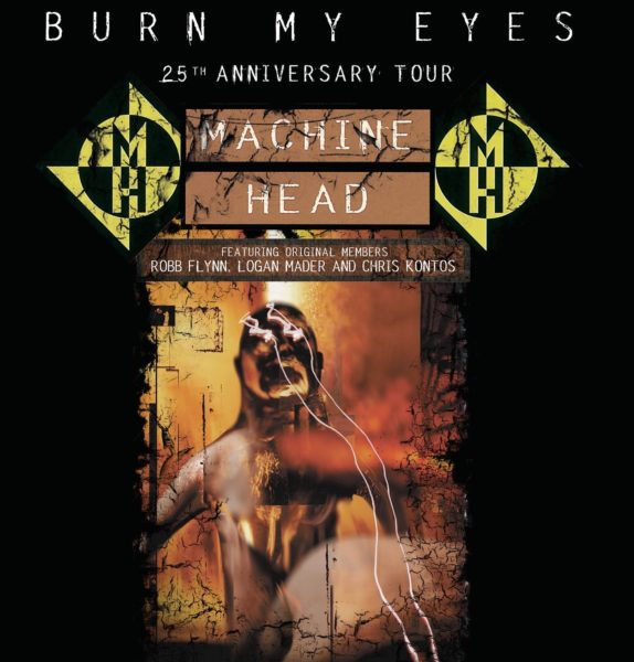 Poster turneu Machine Head Burn My Eyes 2020