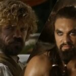 Peter Dinklage și Jason Momoa în Game of Thrones (captură ecran)