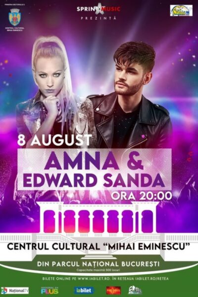 Poster eveniment AMNA & Edward Sanda