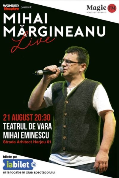 Poster eveniment Mihai Mărgineanu