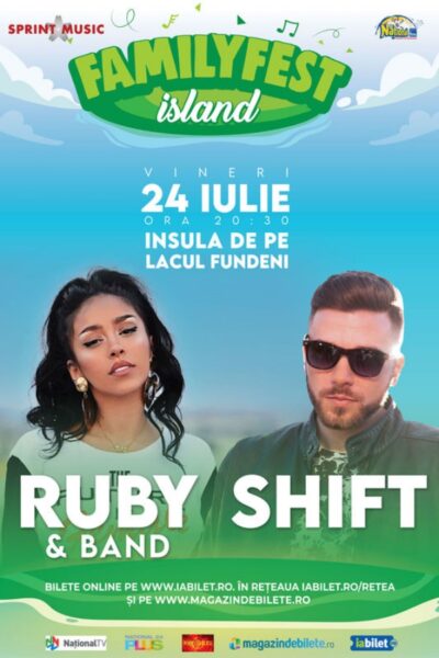 Poster eveniment Ruby & Band împreună cu Shift