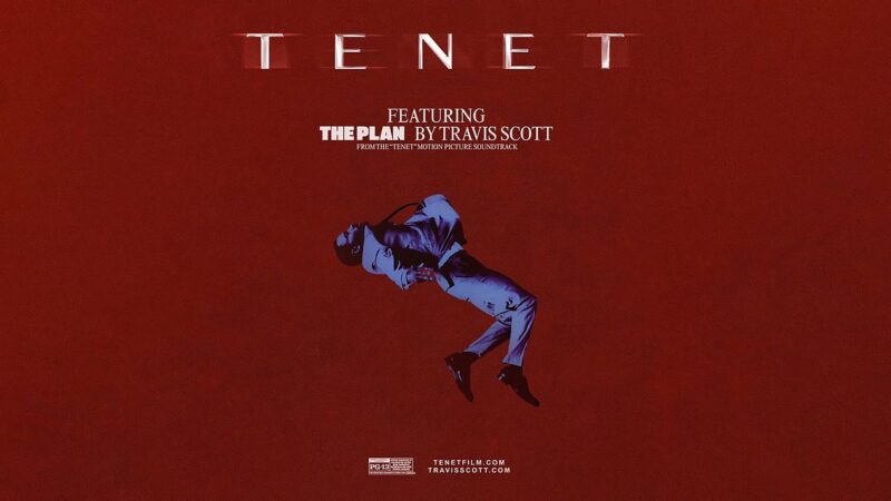 Coperta single Travis Scott The Plan coloana sonora TENET